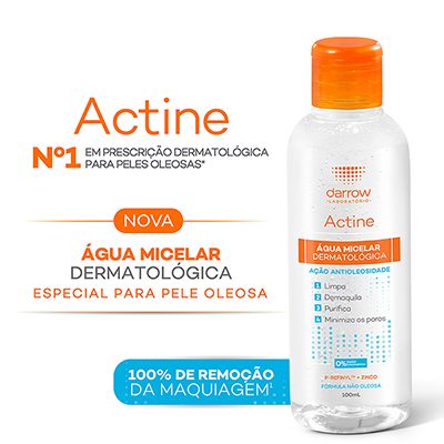 Actine Água Micelar Dermatológica